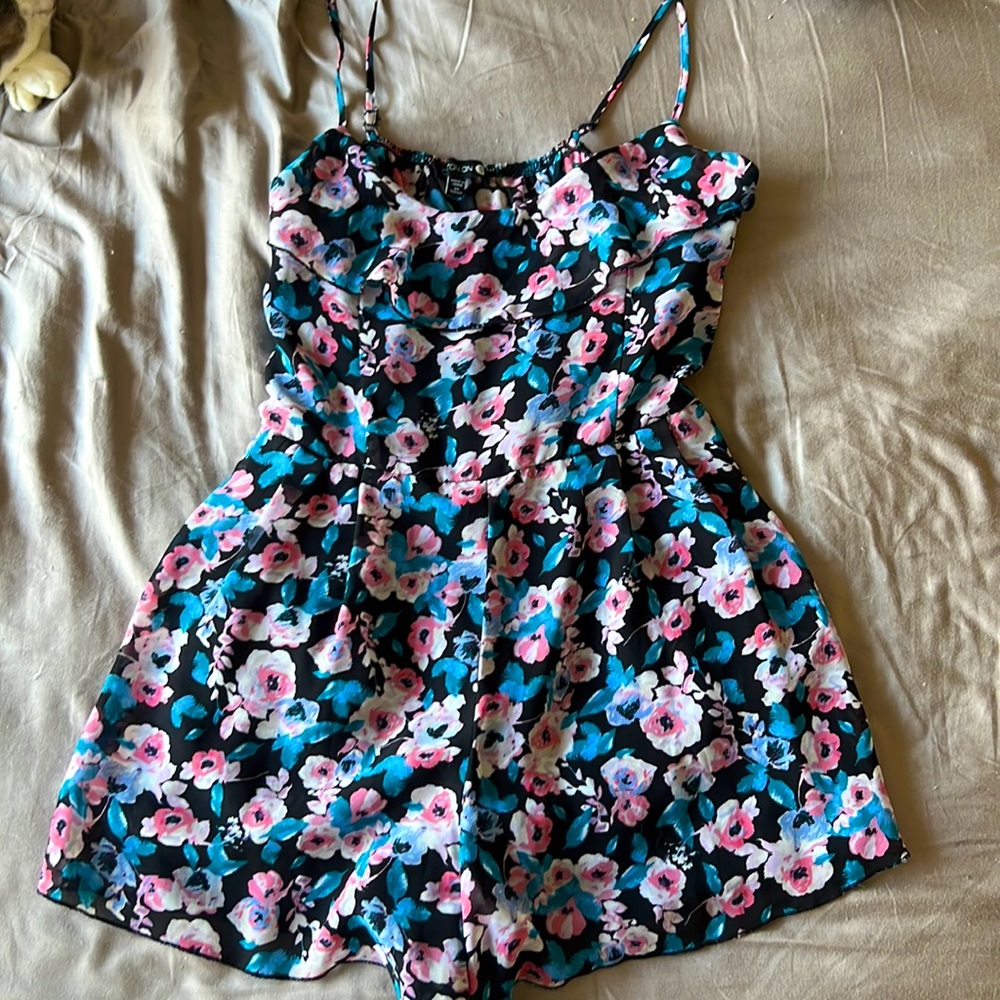 Cotton On floral romper. Perfect for the coquette soft girl aesthetic!